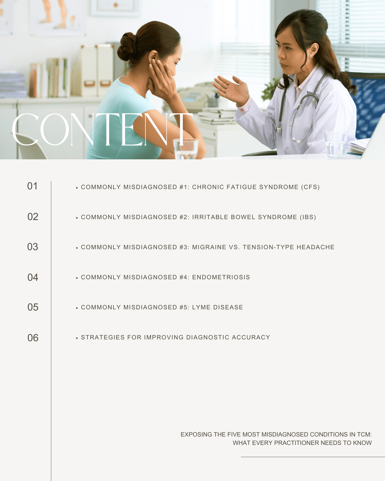 Exposing the Five Most Misdiagnosed Conditions in TCM: What Every Practitioner Needs to Know - NCCAOM Approved Acupuncture Continuing Education, AOM General Hours, 10 PDA/CEU ACEU Masters continuing education florida california nccaom australia uk canada