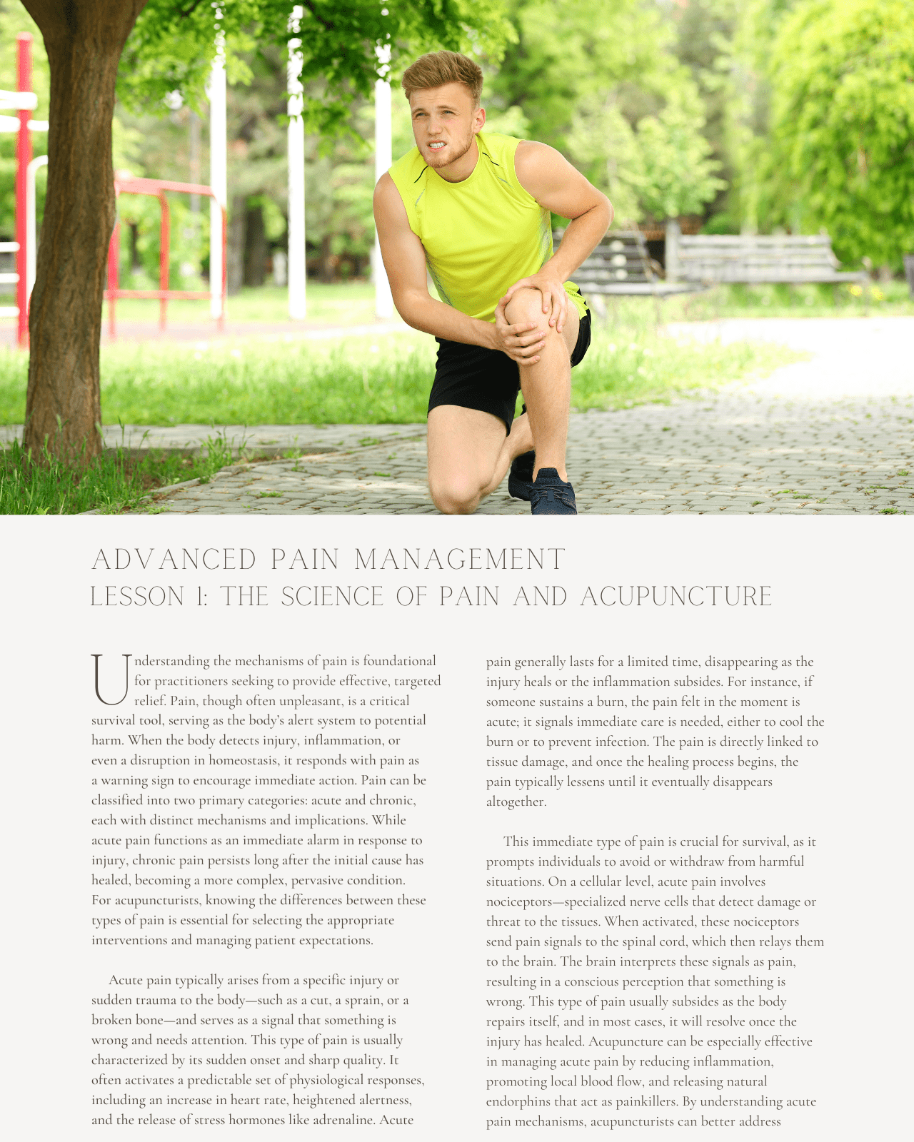 Advanced Pain Management: Advanced Acupuncture Insights and Techniques for Pain Relief - NCCAOM Approved Acupuncture Continuing Education, AOM General Hours, 12 PDA/CEU ACEU Masters continuing education florida california nccaom australia uk canada