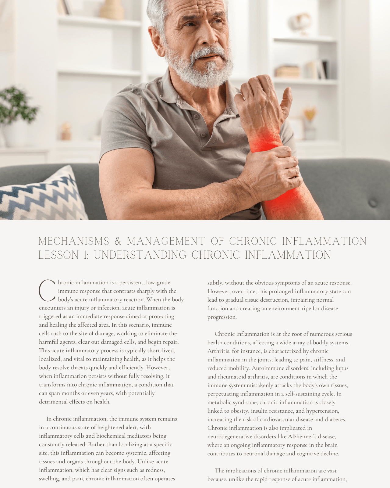 Acupuncture in Biomedicine: Mechanisms and Management of Chronic Inflammation - NCCAOM Approved Acupuncture Continuing Education, AOM & Biomedicine, 4 PDA/CEU ACEU Masters continuing education florida california nccaom australia uk canada