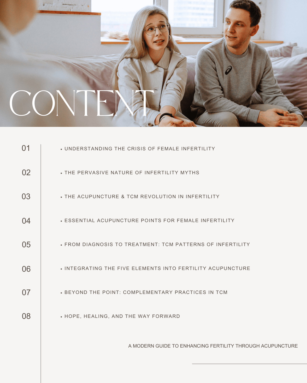 A Modern Guide to Enhancing Fertility Through Acupuncture - NCCAOM Continuing Education, AOM, 12 PDA ACEU Masters California Acupuncture Board NCCAOM Florida acupuncture continuing education CEU PDA