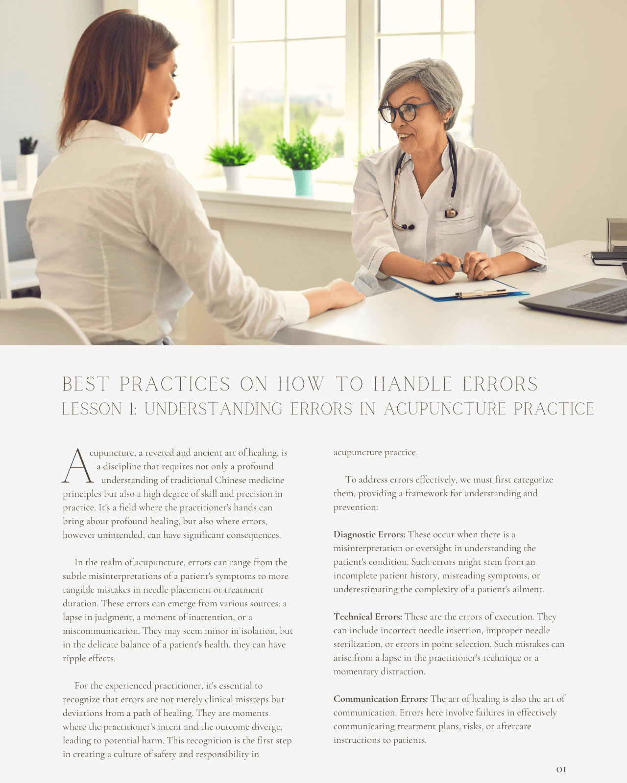 The Guide to Recovery: Best Practices on How to Handle Errors in Acupuncture - NCCAOM Continuing Education, Ethics, 2 PDA ACEU Masters continuing education florida california nccaom australia uk canada