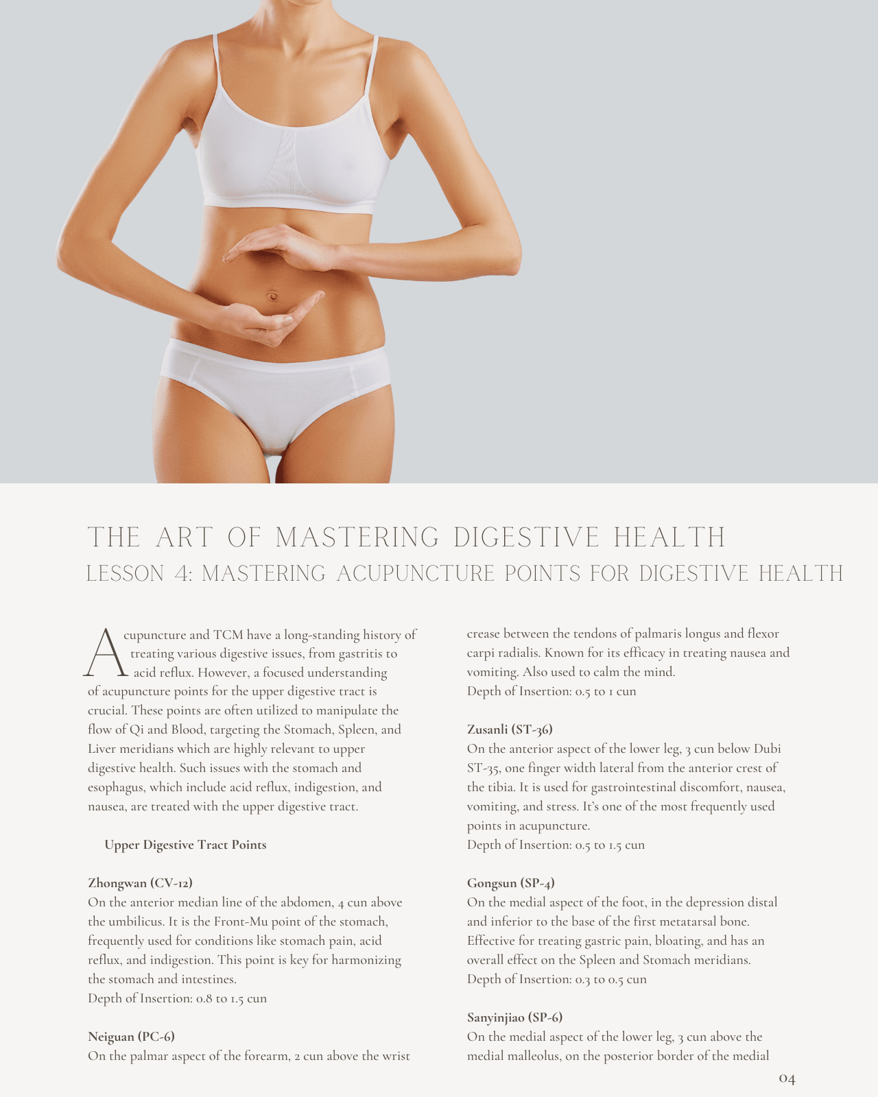 The Art of Mastering Digestive Health with Acupuncture - NCCAOM Continuing Education, AOM, 10 PDA ACEU Masters California Acupuncture Board NCCAOM Florida acupuncture continuing education CEU PDA