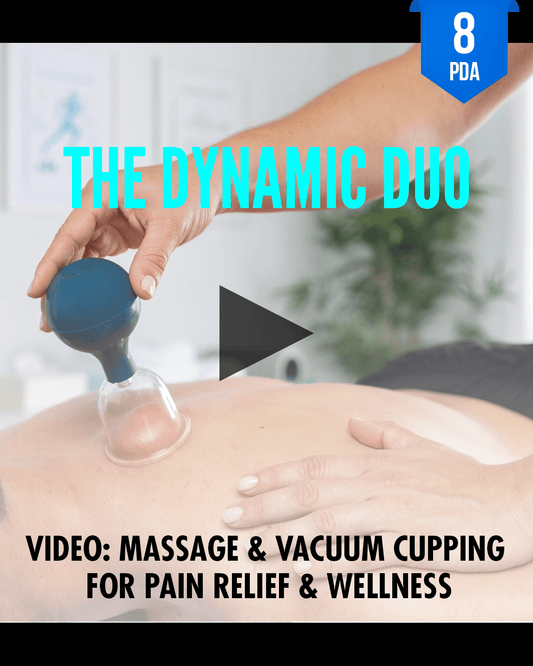 The Dynamic Duo: Massage & Vacuum Cupping for Pain Relief & Wellness - NCCAOM Approved Acupuncture Continuing Education, PE-CW, General Hours, 8 PDA/CEU ACEU Masters continuing education florida california nccaom australia uk canada