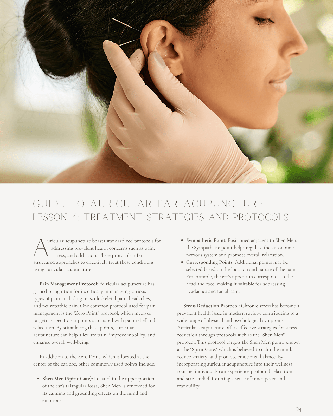 Auriculotherapy: A Practical Guide to Auricular Ear Acupuncture and Protocols - NCCAOM Continuing Education, AOM, 12 PDA ACEU Masters continuing education florida california nccaom australia uk canada