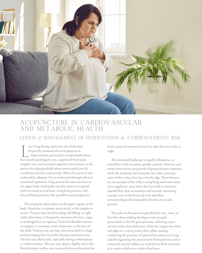 The Heart of the Matter: Acupuncture in Cardiovascular and Metabolic Health - NCCAOM Approved Acupuncture Continuing Education, AOM, Biomedical Sciences, 5 PDA/CEU ACEU Masters continuing education florida california nccaom australia uk canada