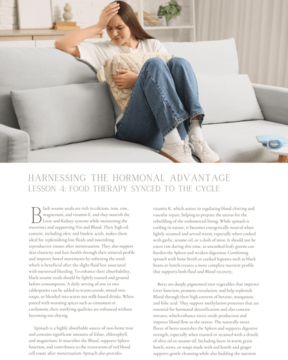 Harnessing the Hormonal Advantage: TCM Strategies Across the Menstrual Cycle - NCCAOM Approved Acupuncture Continuing Education, AOM General Hours, 12 PDA/CEU ACEU Masters continuing education florida california nccaom australia uk canada