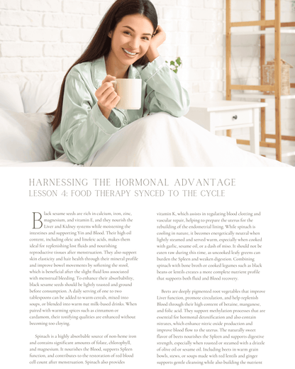Harnessing the Hormonal Advantage: TCM Strategies Across the Menstrual Cycle - NCCAOM Approved Acupuncture Continuing Education, AOM General Hours, 12 PDA/CEU ACEU Masters continuing education florida california nccaom australia uk canada