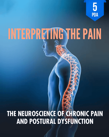 Interpreting the Pain: The Neuroscience of Chronic Pain and Postural Dysfunction - NCCAOM Approved Acupuncture Continuing Education, AOM, Biomedical Sciences, 5 PDA/CEU ACEU Masters continuing education florida california nccaom australia uk canada