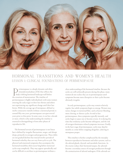 Hormonal Transitions and Women's Health: Regulating, Nourishing, and Balancing Change During Menopause - NCCAOM Approved Acupuncture Continuing Education, AOM General Hours, 15 PDA/CEU ACEU Masters continuing education florida california nccaom australia uk canada