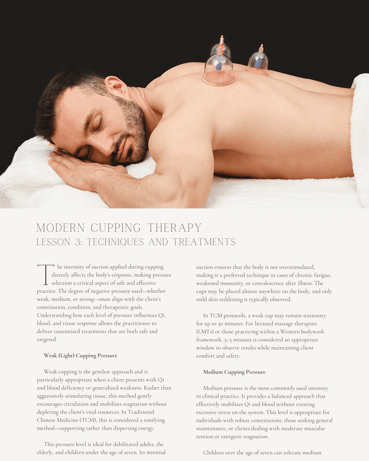 Modern Cupping Therapy: Techniques & Applications for Today’s Practitioner - NCCAOM Approved Acupuncture Continuing Education, PE-CW, General Hours, 3 PDA/CEU ACEU Masters continuing education florida california nccaom australia uk canada