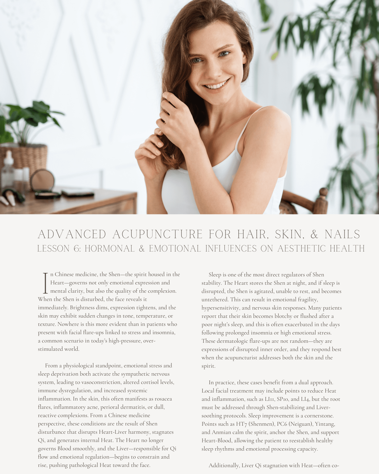 Radiant Vitality: Advanced Acupuncture for Hair, Skin, and Nails - NCCAOM Approved Acupuncture Continuing Education, AOM General Hours, 12 PDA/CEU ACEU Masters continuing education florida california nccaom australia uk canada