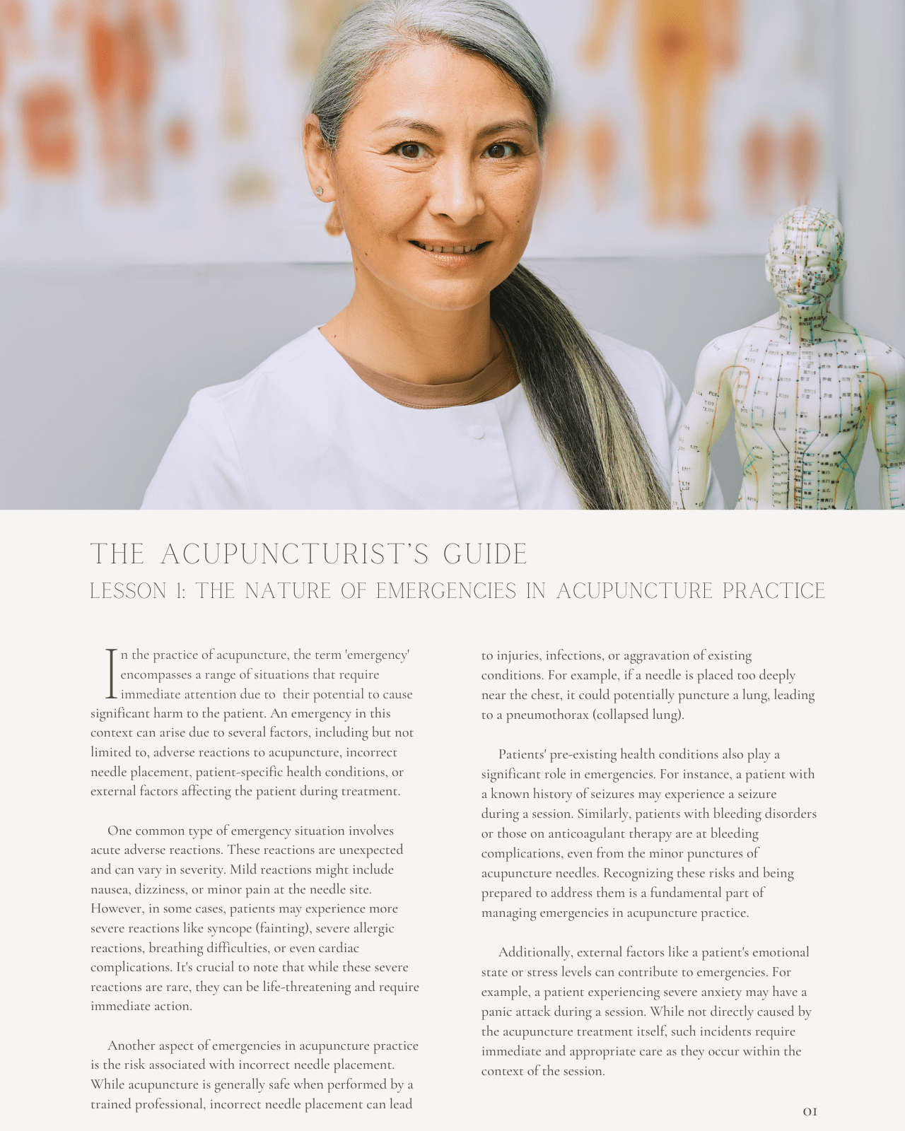 The Acupuncturist's Guide to Emergencies and the Good Samaritan Law